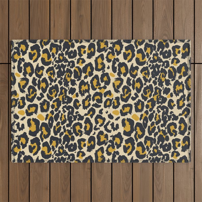tan 00s leopard Outdoor Rug Gallery Image 1