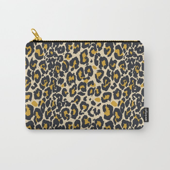 tan 00s leopard Carry All Pouch Gallery Image 1