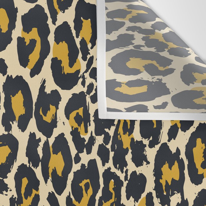 tan 00s leopard Wall Tapestry Gallery Image 3