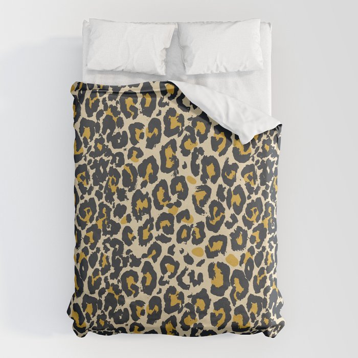 Tan 00s Leopard Duvet Cover Gallery Image 6