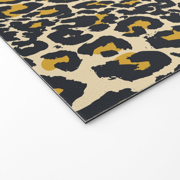 tan 00s leopard Welcome Mat Gallery Image 2