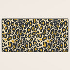tan 00s leopard Desk Mat Gallery Image 3