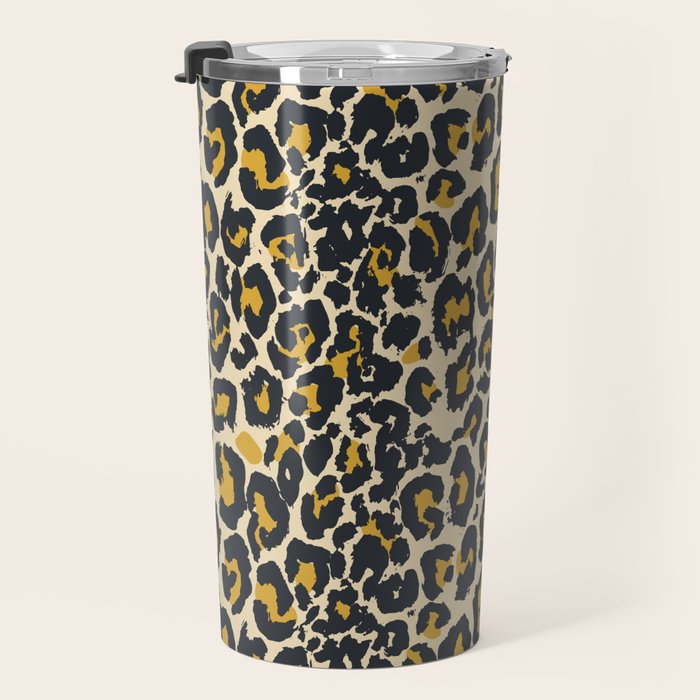 tan 00s leopard Travel Mug Gallery Image 3