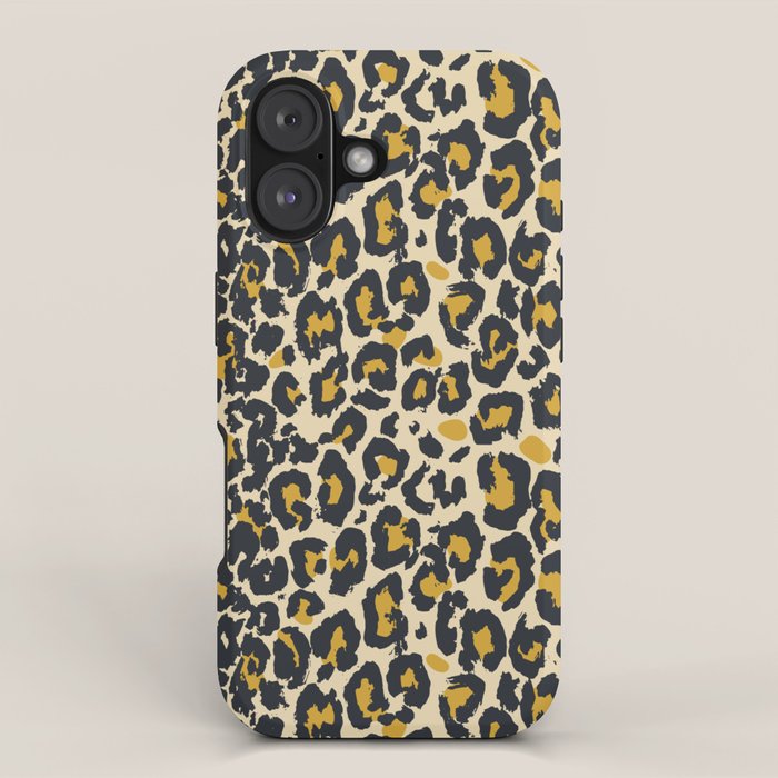 tan 00s leopard iPhone Case Gallery Image 1