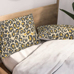 tan 00s leopard Pillow Sham Gallery Image 2