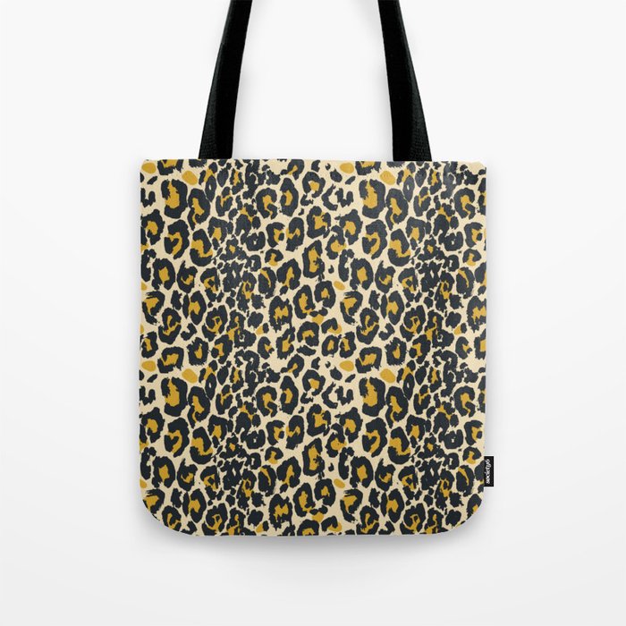 tan 00s leopard Tote Bag Gallery Image 1