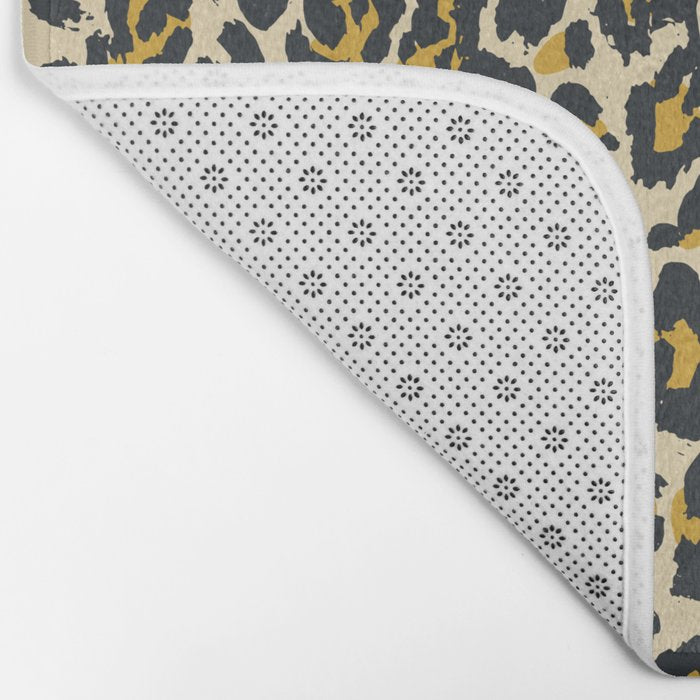 tan 00s leopard Bath Mat Gallery Image 2
