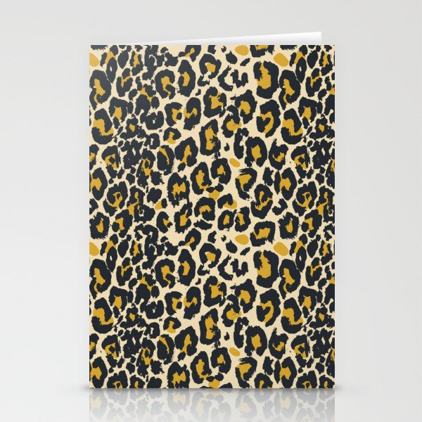 tan 00s leopard Stationery Card Gallery Image 2