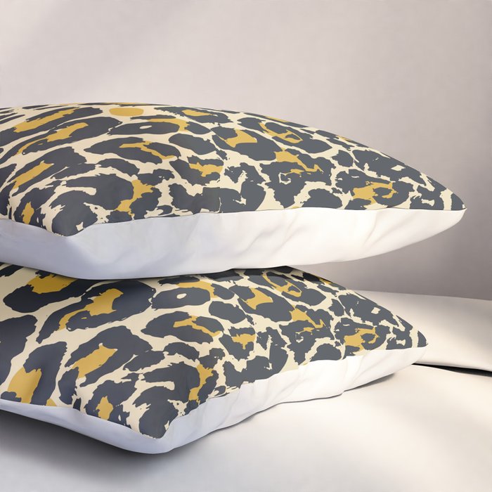 tan 00s leopard Pillow Sham Gallery Image 3