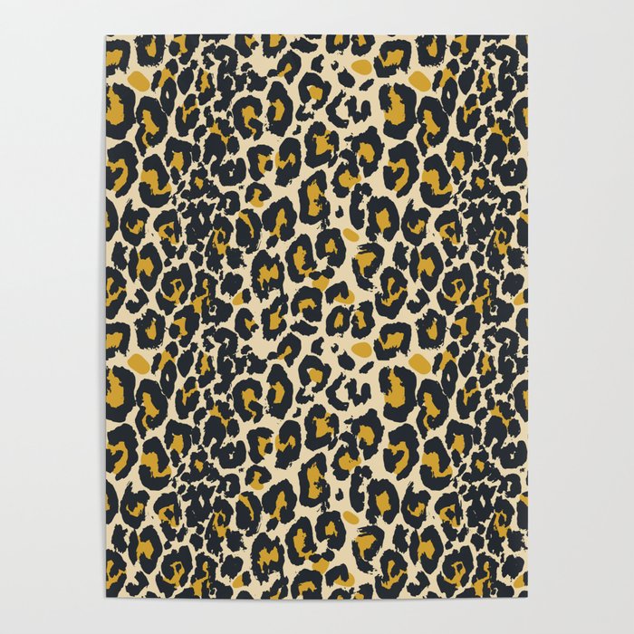 tan 00s leopard Poster Gallery Image 4