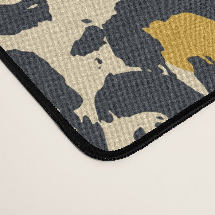 tan 00s leopard Desk Mat Gallery Image 4