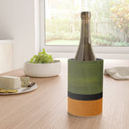 Olive Night Color Field Mid Century Modern Minimalist Wine Chiller Gallery Image 4
