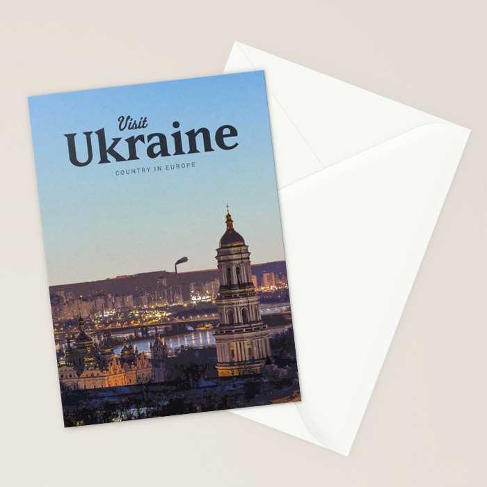 Visit Ukraine Stationery Card Gallery Image 2