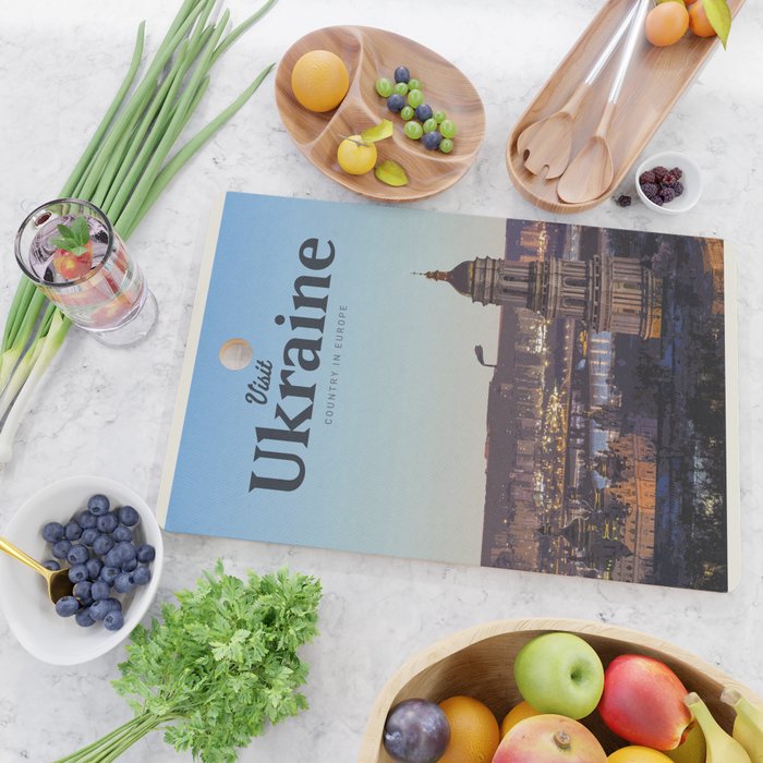 Visit Ukraine Cutting Board Gallery Image 2