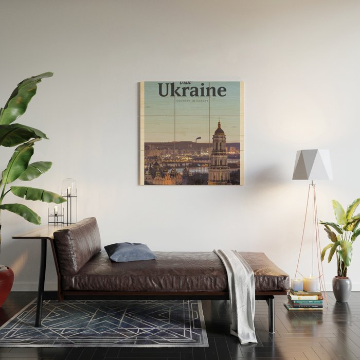 Visit Ukraine Wood Wall Art Gallery Image 2