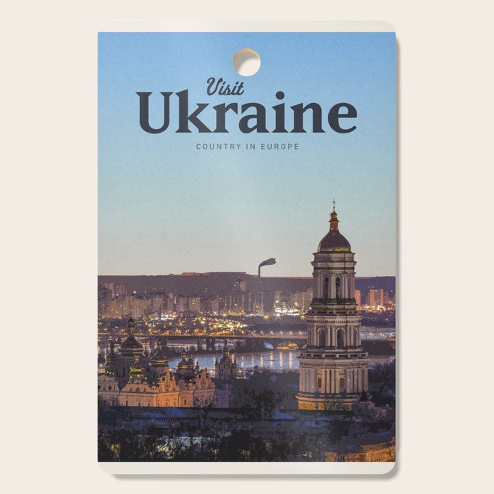 Visit Ukraine Cutting Board Gallery Image 1
