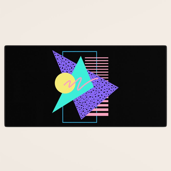 Memphis pattern 121 - 80s / 90s Retro Desk Mat Gallery Image 3
