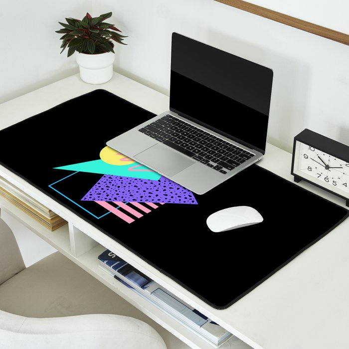 Memphis pattern 121 - 80s / 90s Retro Desk Mat Gallery Image 2