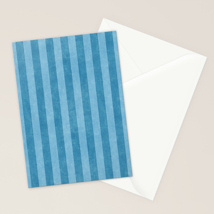 STRIPES - 004 - blue Stationery Card Gallery Image 2