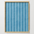 STRIPES - 004 - blue Serving Tray Gallery Image 1