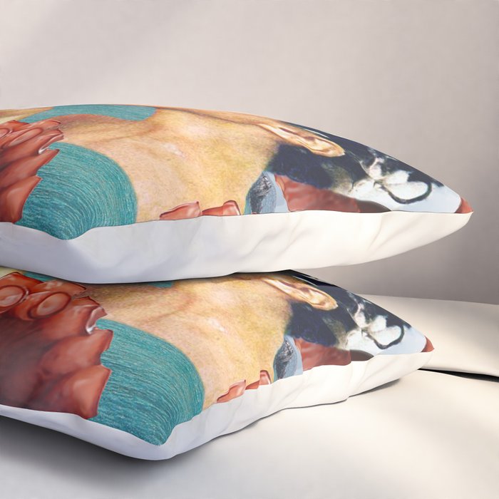Ursula the Sea Creature Pillow Sham Gallery Image 3
