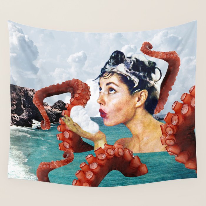 Ursula the Sea Creature Wall Tapestry Gallery Image 4