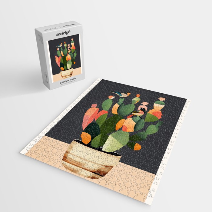 Cactus and Birds 4 Jigsaw Puzzle Gallery Image 2
