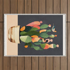 Cactus and Birds 4 Outdoor Rug Gallery Image 1