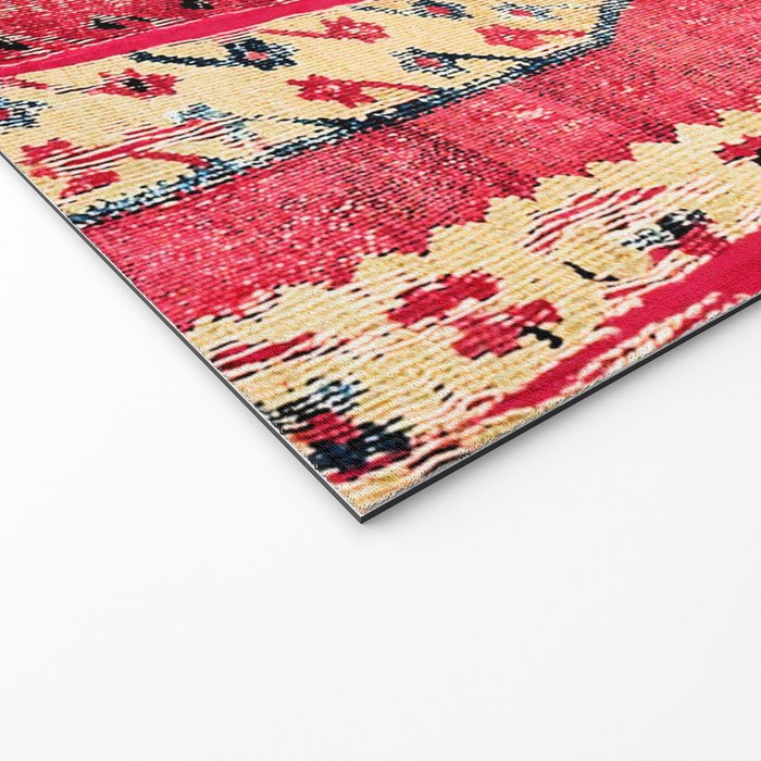 Ottoman  Antique Ushak Turkish Niche Kilim Print Welcome Mat Gallery Image 2