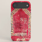 Ottoman  Antique Ushak Turkish Niche Kilim Print iPhone Case Gallery Image 6