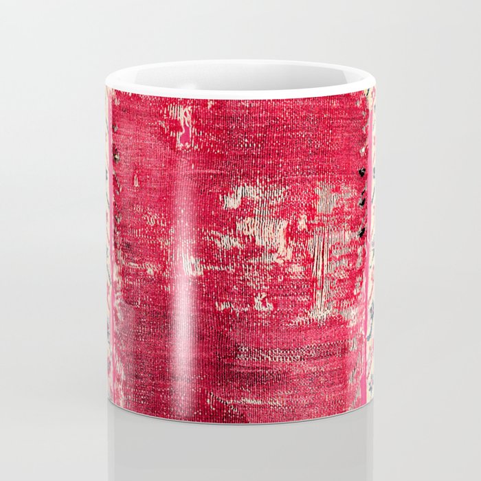 Ottoman  Antique Ushak Turkish Niche Kilim Print Coffee Mug Gallery Image 4