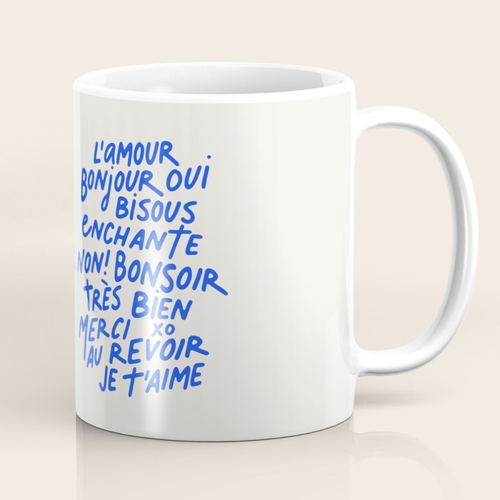French Words Coffee Mug Gallery Image 1