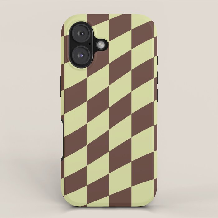 Wavy Chocolate x Pistachio Cream iPhone Case Gallery Image 1