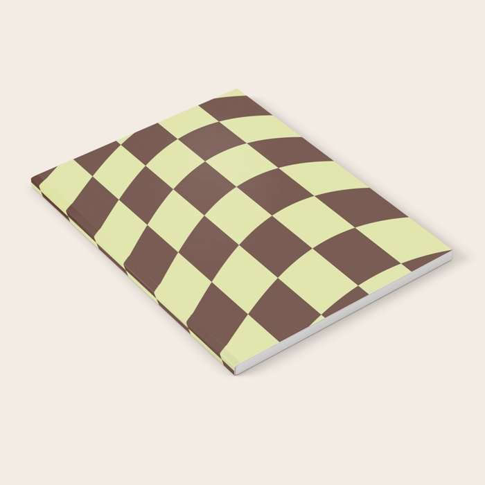Wavy Chocolate x Pistachio Cream Notebook Gallery Image 1