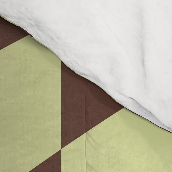 Wavy Chocolate x Pistachio Cream Comforter Gallery Image 4