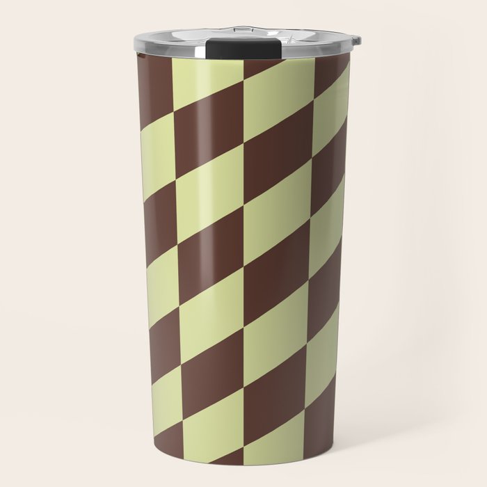 Wavy Chocolate x Pistachio Cream Travel Mug Gallery Image 1