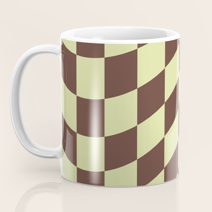 Wavy Chocolate x Pistachio Cream Coffee Mug Gallery Image 3