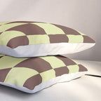 Wavy Chocolate x Pistachio Cream Pillow Sham Gallery Image 3