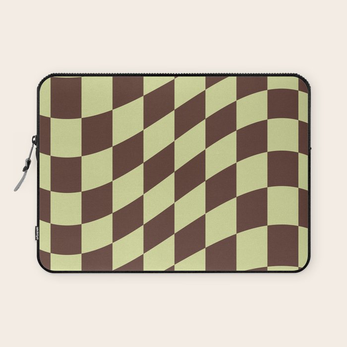 Wavy Chocolate x Pistachio Cream Laptop Sleeve Gallery Image 1