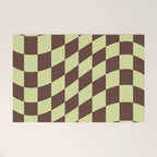 Wavy Chocolate x Pistachio Cream Welcome Mat Gallery Image 1