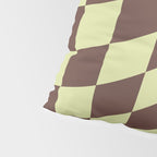 Wavy Chocolate x Pistachio Cream Pillow Sham Gallery Image 4