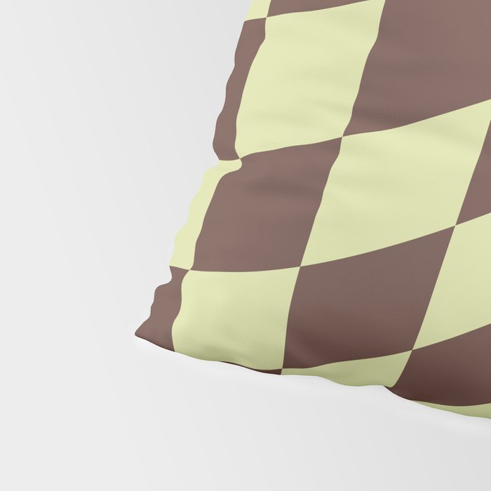 Wavy Chocolate x Pistachio Cream Pillow Sham Gallery Image 4