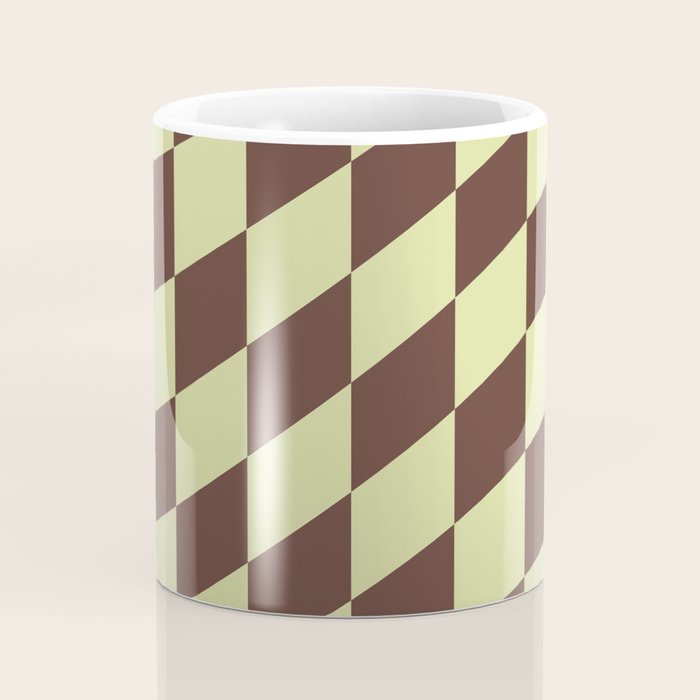 Wavy Chocolate x Pistachio Cream Coffee Mug Gallery Image 4