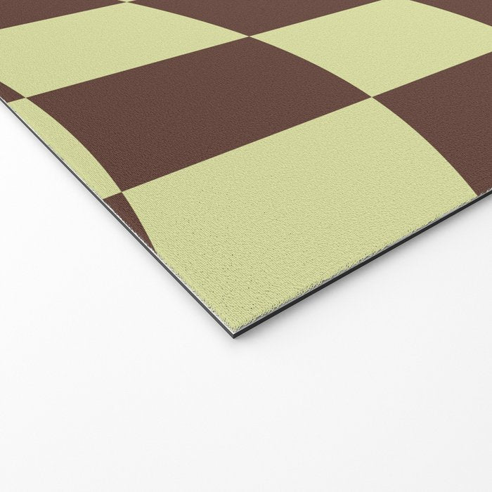 Wavy Chocolate x Pistachio Cream Welcome Mat Gallery Image 2