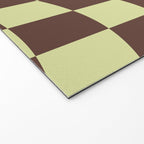 Wavy Chocolate x Pistachio Cream Welcome Mat Gallery Image 2