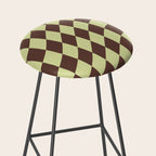 Wavy Chocolate x Pistachio Cream Stool Gallery Image 2