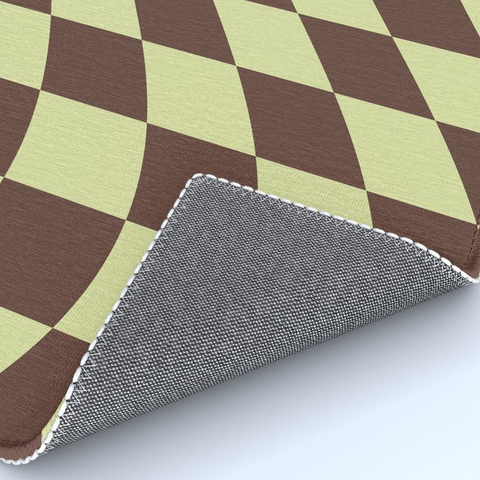 Wavy Chocolate x Pistachio Cream Rug Gallery Image 4
