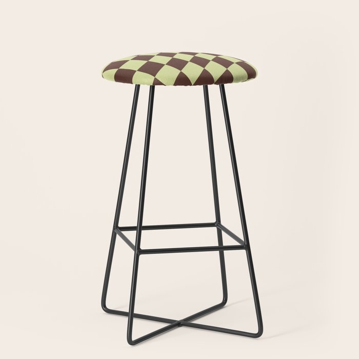 Wavy Chocolate x Pistachio Cream Stool Gallery Image 1