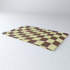 Wavy Chocolate x Pistachio Cream Rug Gallery Image 3