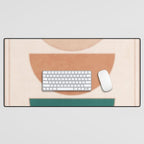 Minimal Geometric Shapes 105 Desk Mat Gallery Image 1